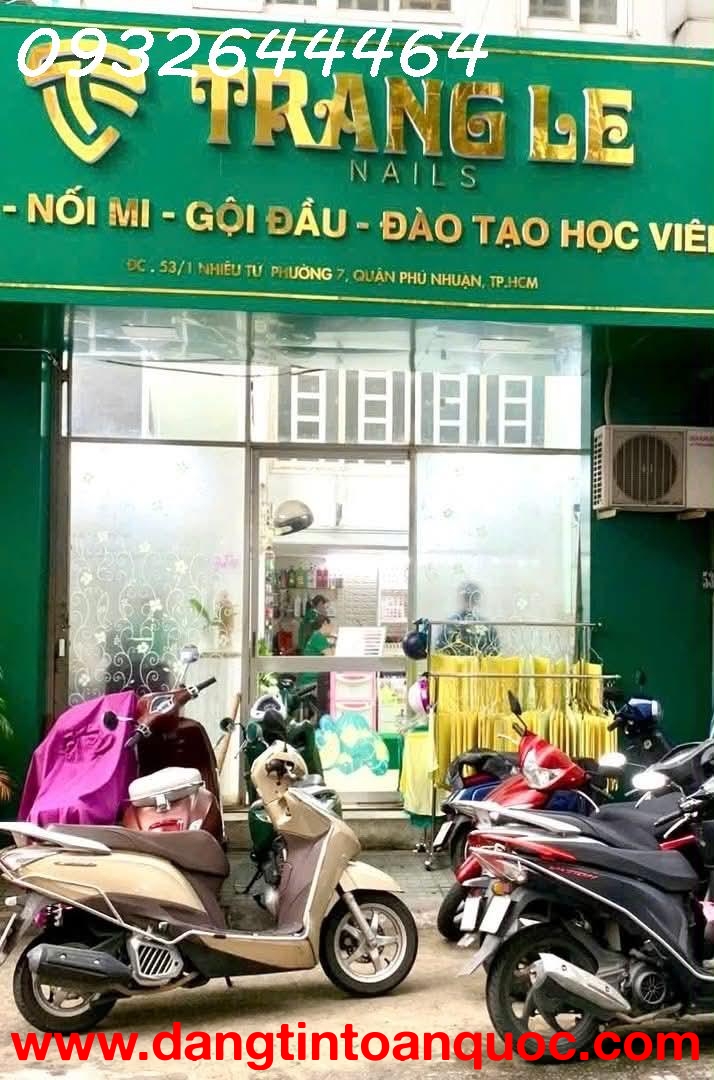 PHÚ NHUẬN HỒ CHÍ MINH CẦN SANG TIỆM NAIL VỊ TRÍ ĐẸP, KHÁCH ỔN ĐỊNH
