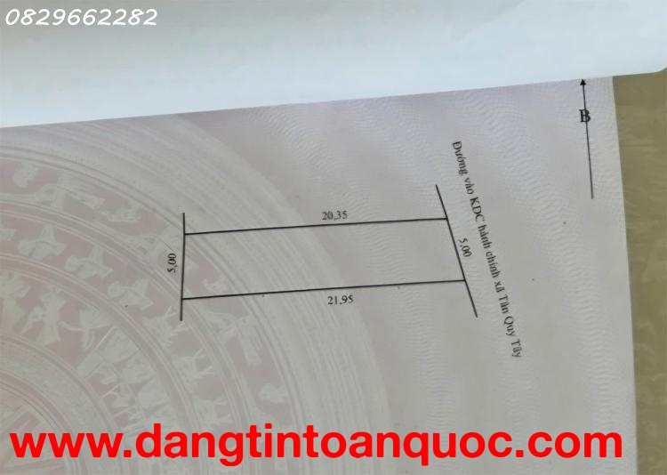 ĐẤT NỀN DIỆN TÍCH LỚN TẠI TÂN QUY TÂY - KHÔNG GIAN LÝ TƯỞNG CHO NGÔI NHÀ MƠ ƯỚC