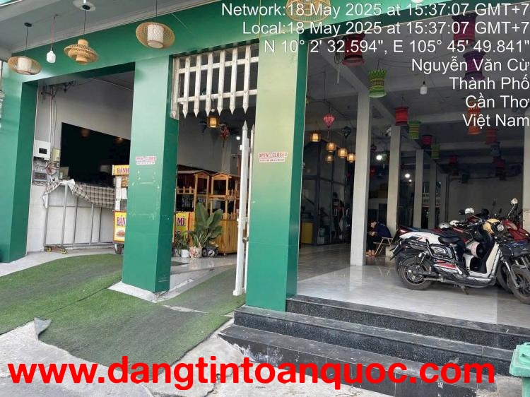 CHO THUÊ KHỐI NHÀ 3 TẦNG MẶT TIỀN NGANG 9M – TRUNG TÂM NINH KIỀU, CẦN THƠ