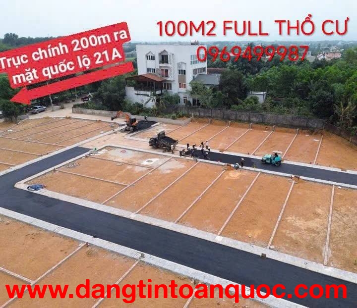 ????ĐẦU TƯ THÔNG MINH - SINH LỜI BỀN VỮNG????????100m² THỔ CƯ PHÚ CÁT - TÂM ĐIỂM PHÁT TRIỂN PHÍA TÂY