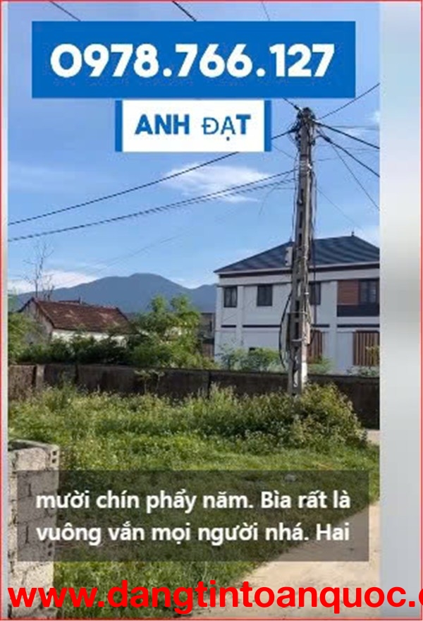 ĐẤT ĐẸP – GIÁ TỐT – CHÍNH CHỦ CẦN BÁN LÔ ĐẤT TẠI xã Cương Gián, huyện Nghi Xuân, Hà Tĩnh