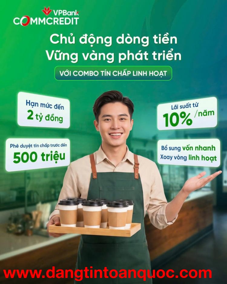 ???? Đồng hành cùng COMBO TÍN CHẤP từ VPBank:
