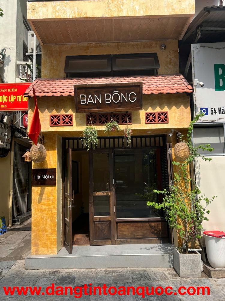 CHO THUÊ CỬA HÀNG 54 HÀNG CÓT, PHƯỜNG HÀNG MÃ, QUẬN HOÀN KIẾM, HÀ NỘI GIÁ 16TR