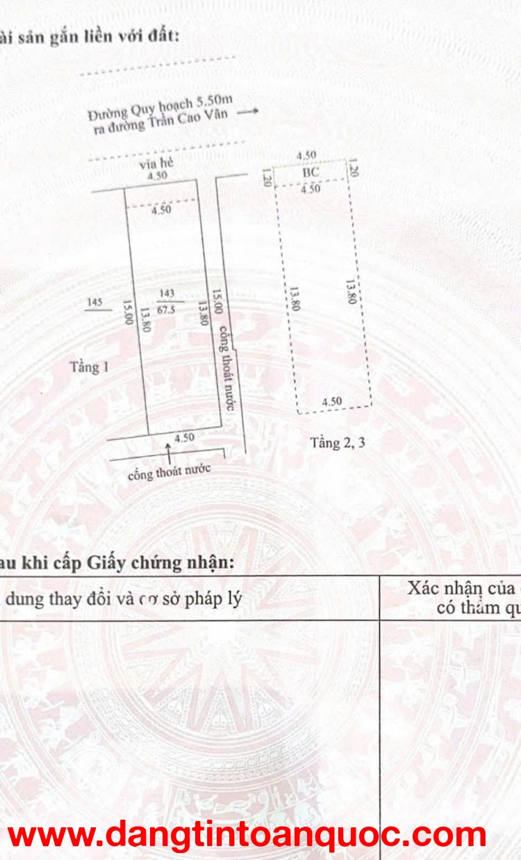 S iêu phẩm nhà 3 tầng 3 mê full nội thất - đường Trần Cao Vân