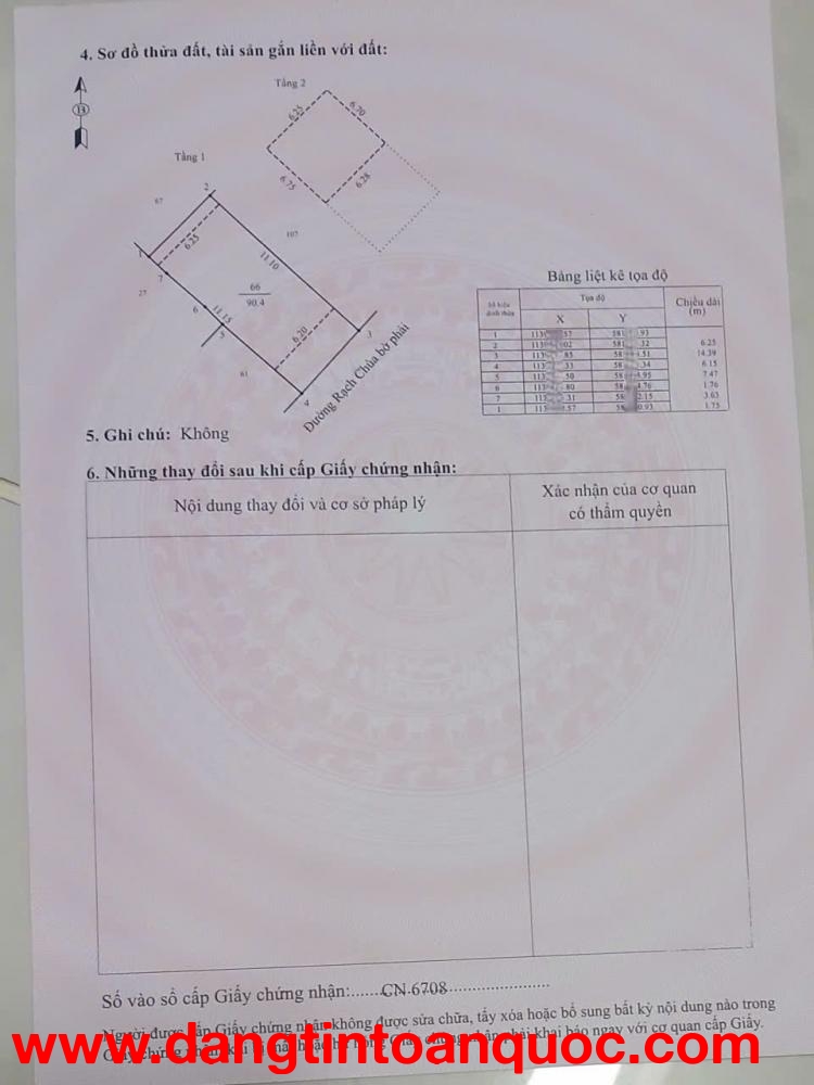 Bán nhà mặt tiền đường Rạch Chùa Bở Phải, Sa Đéc, 90m2, 3PN, H.ĐN, sổ hồng nhỉnh 1.8 tỷ.