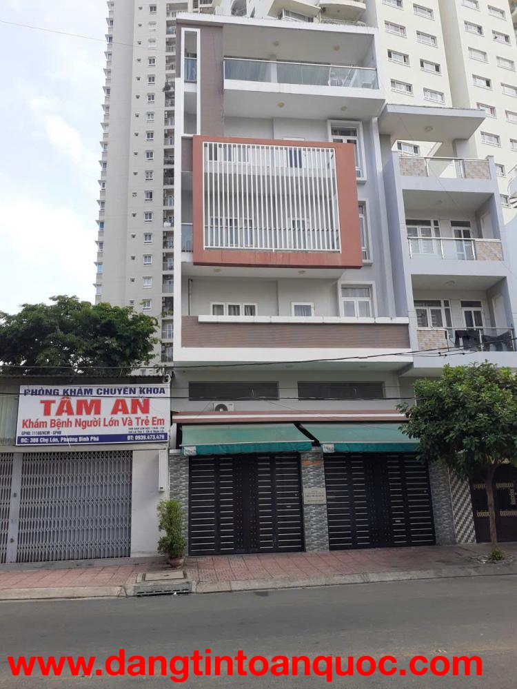 CHÍNH CHỦ BÁN HOẶC CHO THUÊ TÒA NHÀ MẶT TIỀN VỊ TRÍ ĐẸP - BÌNH PHÚ - QUẬN 6