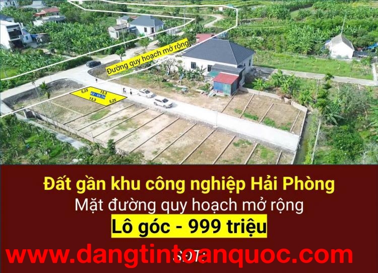 Cơ hội vàng đón sóng bất động sản Tràng Duệ, Hải Phòng - Đất đẹp ngay cổng Khu công nghiệp