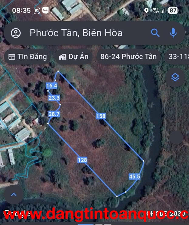 BÁN ĐẤT MẶT TIỀN VÕ NGUYÊN GIÁP – PHƯỚC TÂN – VỊ TRÍ ĐẸP, DIỆN TÍCH LỚN