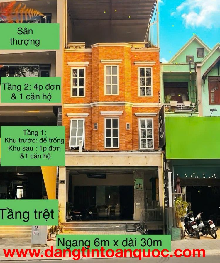 Cho thuê nhà mặt tiền Phù Đổng Thiên Vương Phường 8 Đà Lạt