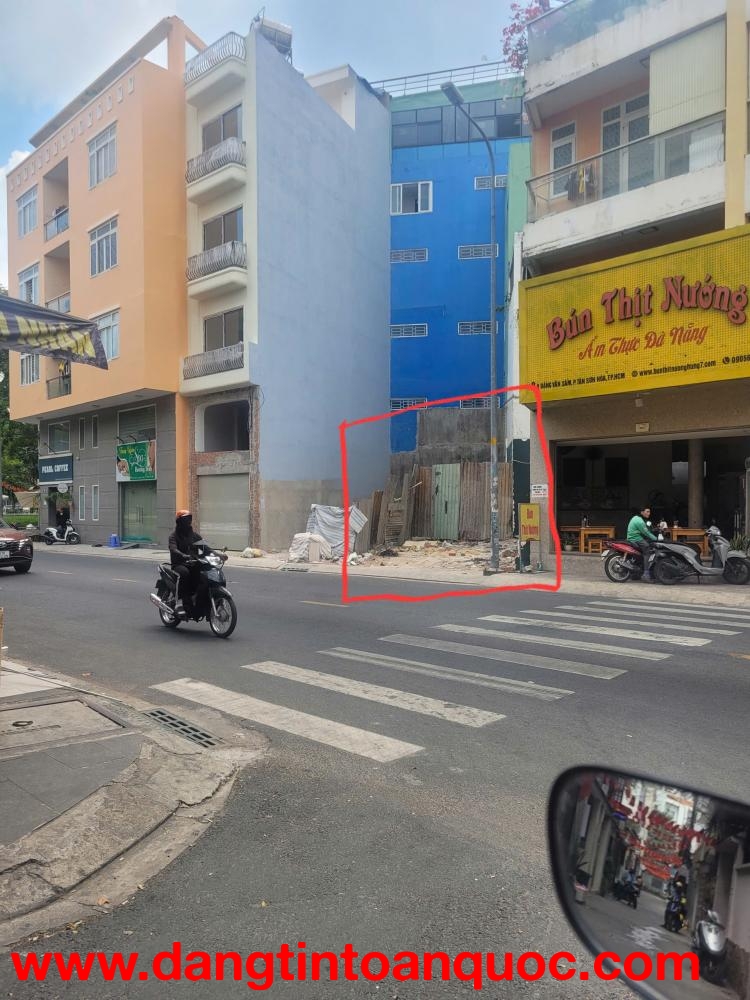 ĐẤT MẶT TIỀN ĐƯỜNG ĐẶNG VĂN SÂM, TIỆN XÂY DỰNG. DT 37.41M2, SHR, CHỈ 11.6 TỶ. LH:0906242673.