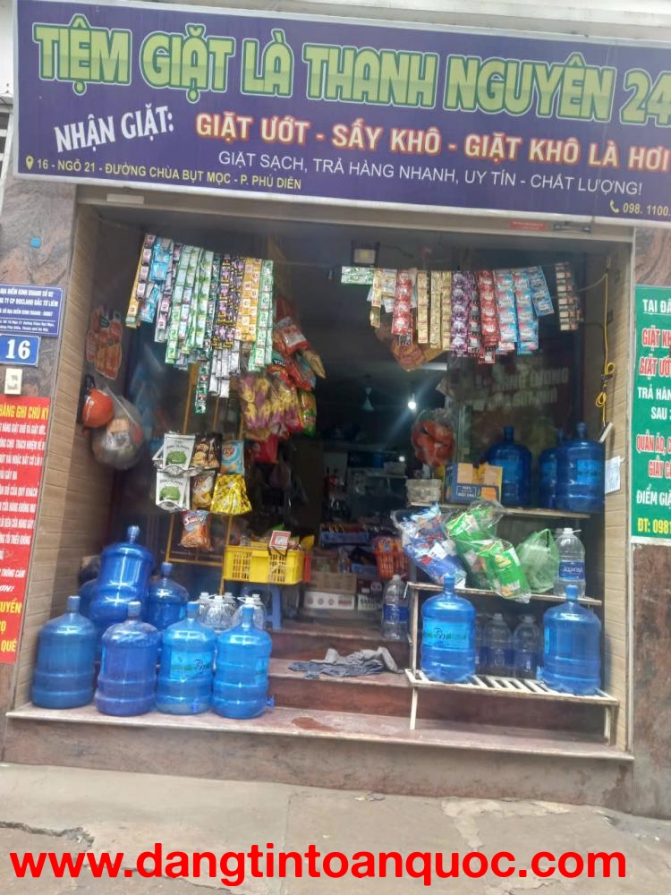 CẦN SANG NHƯỢNG NHANH TIỆM TẠP HÓA VÀ GIẶT SẤY GIÁ THUÊ MẶT BẰNG CHỈ 4TR TẠI HÀ NỘI