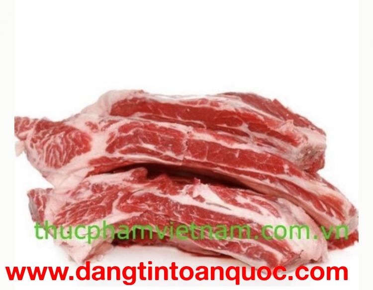 Dẻ sườn bò giá tốt hôm nay cho đại lý thực phẩm