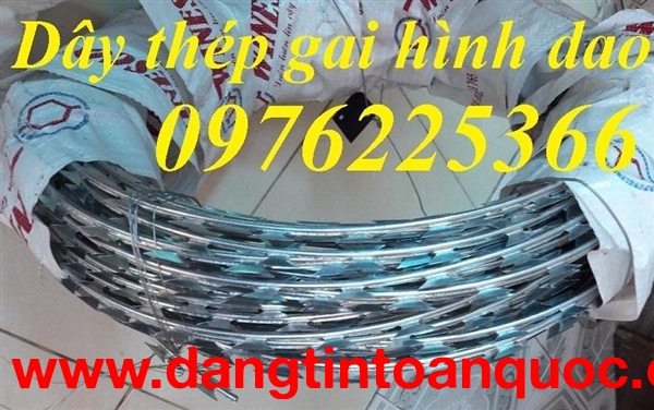 Dây thép gai lưỡi dao đường kính D30, D45, D50, D60, D80