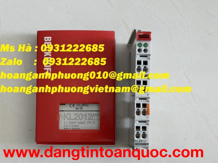 Mô đun đầu ra KL2012 beckhoff 2 kênh 24VDC - hàng mới 100%