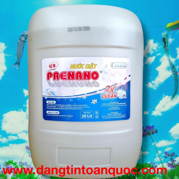 giặt xả chuyên dụng cho đồ trắng khách sạn bền màu vải theo thời gian