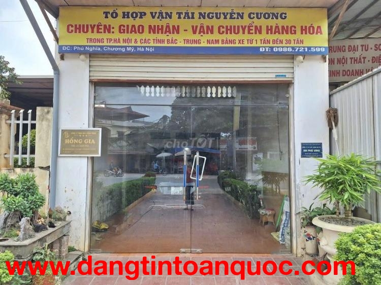 CHO THUÊ NHÀ 40m2 MẶT TIỀN QUÔC LỘ 6 PHÚ NGHĨA CHƯƠNG MỸ. CHỈ 4.5 TRIỆU/THÁNG