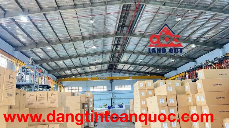 XT119 cho thuê xưởng sản xuất, tiếp nhận linh hoạt ngành nghề, có sẵn nhiều cầu trục